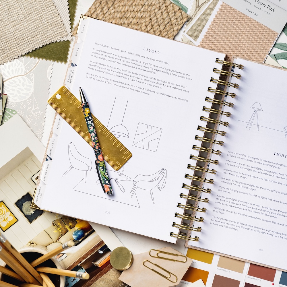 pro interior design tips section in room by room renovation planner